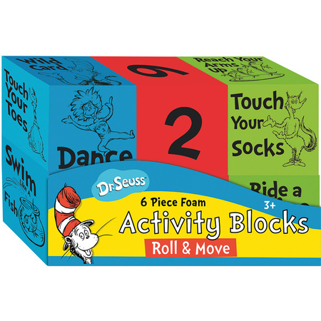 EUREKA Dr. Seuss™ Roll + Move Foam Activity Blocks 867568